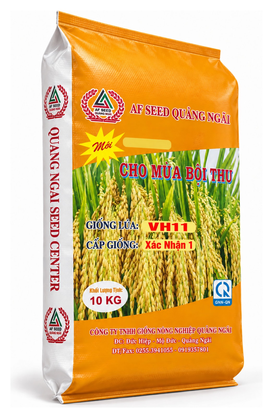 Bao giống lúa VH11 loại 10 kg, cấp giống Xác Nhận 1